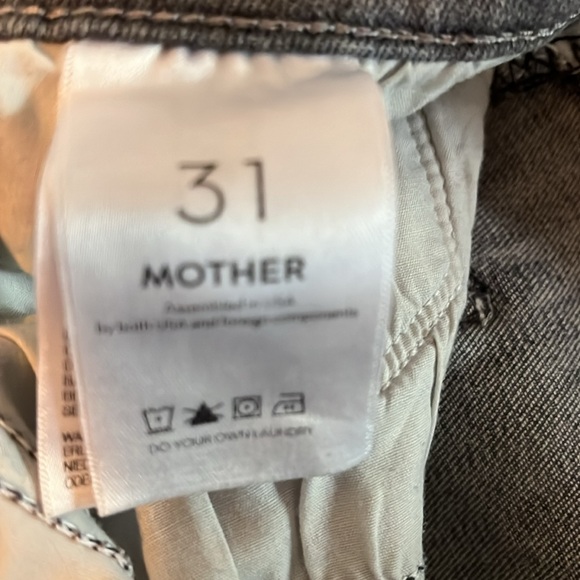 MOTHER Tomcat Ankle Sz 31 Grey - Picture 6 of 11